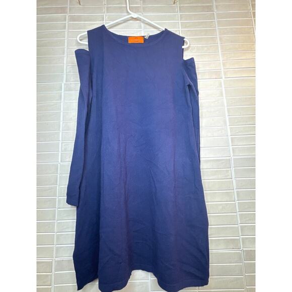 Patrizia Luca Milano Women's XL Dark Blue - Long Sleeve Top - Picture 2 of 7